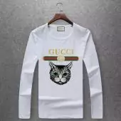 tee shirt gucci homemche longue homme pas cher gt5619 cat white